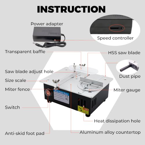 IGNIMAX Mini Craft Table Saw