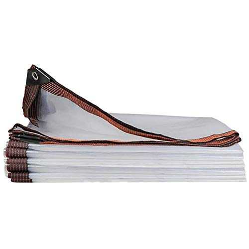 Bâches Imperméable Exterieur Transparente, 1Mx2M Bâche Transparent Epaisse Serre Antipoussière Résistant Aux UV Balcon Couverture De Pluie pour Serre De Pergola De Toit De Camion Cover