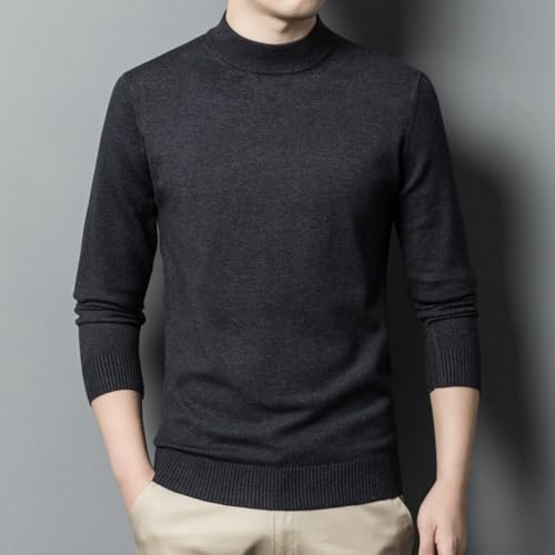 Men's Sweater Men's Knitted Men's Autumn and Winter Half-High Collar Underwear Men's Clothing3