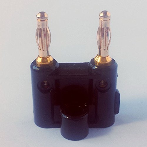 Cess Dual 2-Way Speaker Banana Male Plug Cable Connectors - Banana Dual Plug (10 Pack) #TOP5