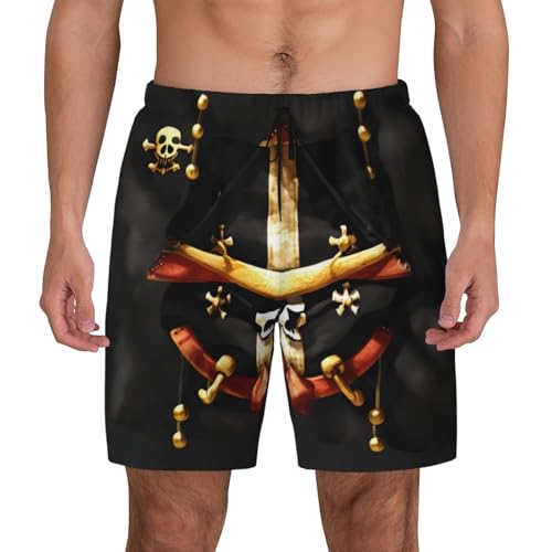 Short de bain double pour la plage et le sport nautique avec poche pratique