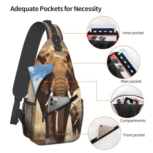 Mochila tipo bandolera Cross Chest Bag para senderismo miniatura 3