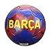 Icon Sports Official Licensed World Club Teams Regulation Junior Size 3 Soccer Ball | FC Barcelona, Navy Brush