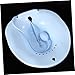 BCOATH 1pc Sitz Bath Basin for Pregnant Women Blue Cleaning Tool Comfortable Butt Wash Basin for Home Use Easy to Install for Elderly and Care