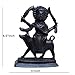Shiva Lingam Shop Black Kaal Bhairava Statue – 6.5-Inch Hindu God Idol with Dog – Decorative Religious Sculpture for Home Temple, Bhairav Dev Maharaj Bhagwan Murti