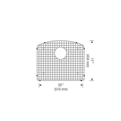 Blanco 221000 Diamond Stainless Steel Kitchen Sink - Blanco Sink Protector, Stainless Steel S #TOP1