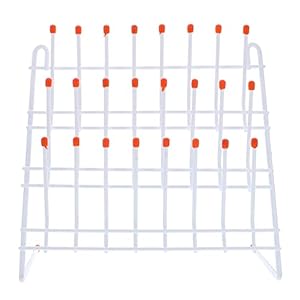 Balacoo ME07419C192J Labor-Gefäßständer 24 Heringe