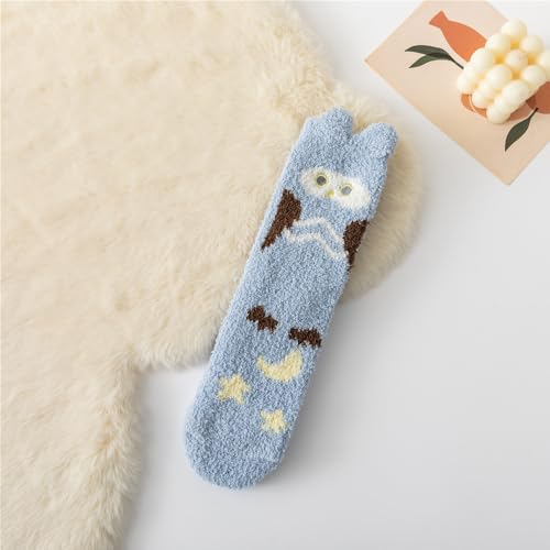 Benefeet Sox Cute Fuzzy Socks for Women Girls - Fluffy Cozy Warm Winter Funny Animal Slipper Plush Sleeping Socks3