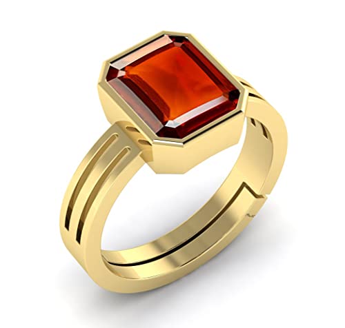 Bague hessonite gomed naturelle pour sublimer votre style quotidien