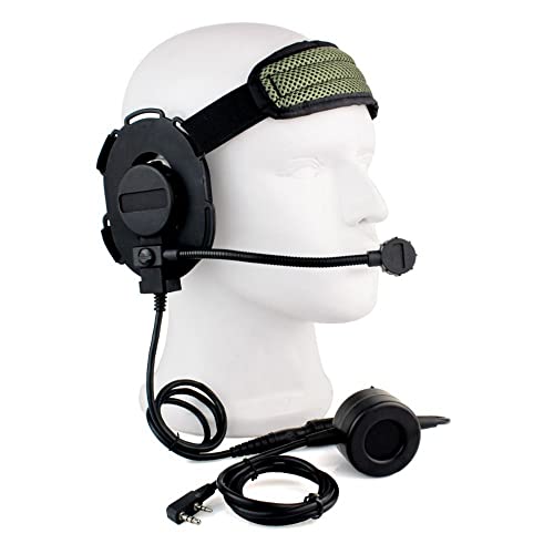 Câble 2 broches vers prise jack aviation pour brancher un talkie-walkie sur casque militaire