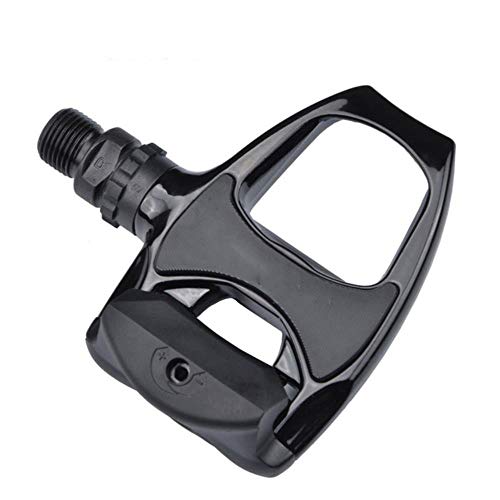 WOOAI Vélo à pédale PD-R540 à Verrouillage Automatique Vélo à pédale en Alliage d'aluminium Vélo à pédale sans pédale de vélo de Route, PD-R540 Noir