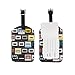 Produktbild Use4 Vintage Audio Cassette Music Luggage Tags Travel Bag Tag Suitcase 1 Piece