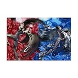 CSFWRUKL Bayonetta Bloody Fate Movie Póster Pintura Decorativa Lienzo Arte de Pared Salón Póster Dormitorio Pintura, Arte de Pared Impresión de Imagen Moderna Decoración de Habitación Familiar 08 x 12