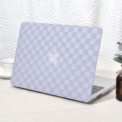 Coque MacBook Air 13.6 M2 M3 A3113 A2681 rigide lavande gris