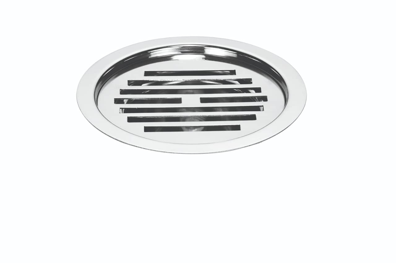 CHILLY-S Stainless Steel Flat Cut Floor Drain Cover – 127mm (5") Round with Lock Function, Classic Plain Design (B098M97YBW) Amazon Price History, Amazon Price Tracker