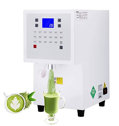 Automatic Fruit Powder Dispenser Fruit Powder Quantitative Machine Powder Quantifier Stainless Steel 3.5L 17 Keys 110V