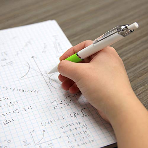 Bazic Mechanical Pencil 0.7Mm Prism Soft Grip, Refill 2B Ceramic Pencils Lead, Latex Free Eraser, For Drafting Drawing Sketching, 6-Packs #TOP1