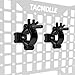 TACMOLLE Quick Release Pipe Clamp for MOLLE Panel – MOLLE Accessories Adapter Mount for Shovel, Axe, and Tools, Fits 0.98–1.18 in Tubes, 2-Pack