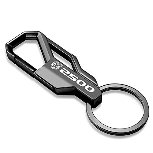 Ipick Image Compatible With Ram 2500 Logo Gunmetal Black Carabiner-Style Snap Hook Metal Key Chain #TOP4