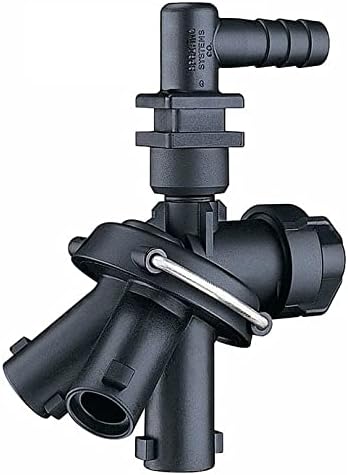 2 of Triple Turret Nozzle Body w/Check Valve 1/2" ID Single Hose Barb Dry Booms 24230A-1-540-NYB