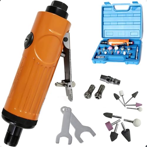 Mini Micro Retífica Pneumática Lorben Completo 16 Acessórios e Maleta