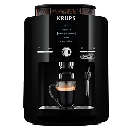 Krups EA82F0 Espressomaschine, freistehend, 1,7 l, Schwarz