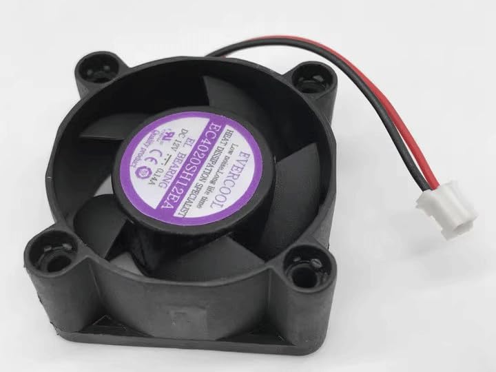 EC4020SH12EA 40mm DC12V Cooling Fan - 0.14A, High-Performance 4CM for Electronics