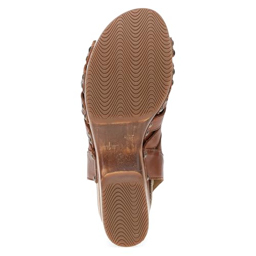 Image of Dansko Adie Heeled Gladiator Sandal for Women - Hand-Crafted Wooden Outsoles - Memory Foam Footbeds and Rubber Padding for Unparalleled Comfort and Durability