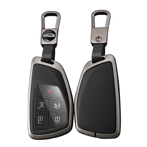 Coque de clé en cuir Buick Envision et GMC Yukon | Protection télécommande