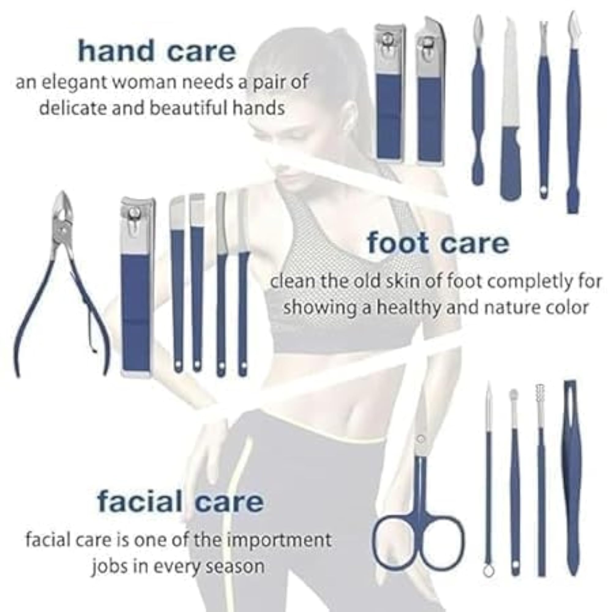 16-in-1 Manicure Set Nail Clipper Kit, Professional Grooming