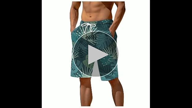 VEATM サーフパンツ Mサイズ 水着 緑/白/黒 VEATM サーフパンツ Mサイズ 水着 緑/白/黒 メンズ
