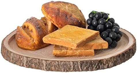 Buy Vintiquewise Barky Natural Wood Slabs Rustic Ornament Slice - View #7