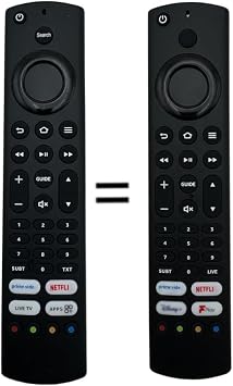 RM-C3255/RM-C3253 for JVC TV Remote Control for JVC Fire Smart TV,No voice