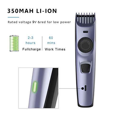 FIGROL Hair Clippers,Professional Cordless Rechargeable Hair Trimmer,Electric Hair&Beard Clipper with 2 Guide Combs,Haircut Kits for Men,Families