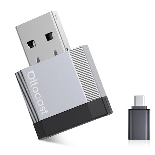OTTOCAST Mini Nova (2026 Version) Wireless CarPlay Adapter,5s Auto Connect