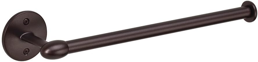 iDesign Orbinni Wall-Mounted Kitchen Paper Towel Roll Holder, Metal, Bronze