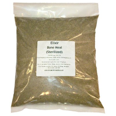 Elixir Gardens25kg Bone Meal Plant Fertiliser | High Phosphorus Root-Boosting Nutrient Rich Plant Feed