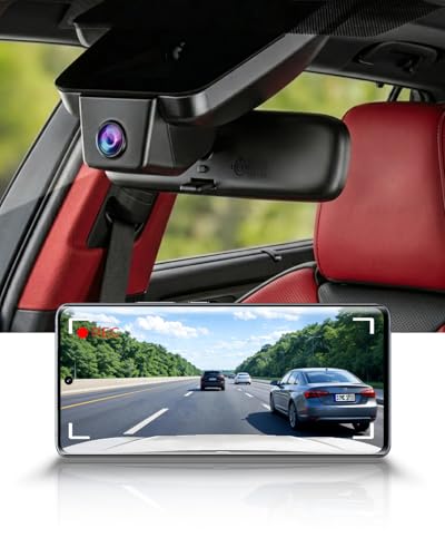 Fitcamx 4K Dash Cam for Lexus NX 2022-26, UHD, WiFi, 64GB