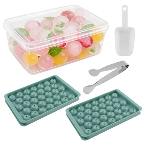 Bandejas para cubitos de hielo apilables con tapa y pinzas miniatura 1