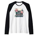 Cute Floral Typewriter Writer