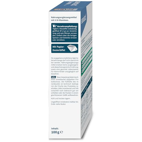sanotact Bierhefe Flocken (1kg) • 100% natürliche Bierhefeflocken • Hefeflocken mit Biotin & 5 B-Vitaminen für Haut, Haare, Nägel • Ideal zum Kochen als veganer Parmesan & zum Würzen