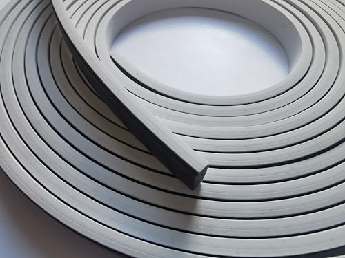 10 x 4 Solid Flexible Intumescent Fire Door Seal 5M (1 Door) BS476-22 White Adhesive for routed Doors & Frames