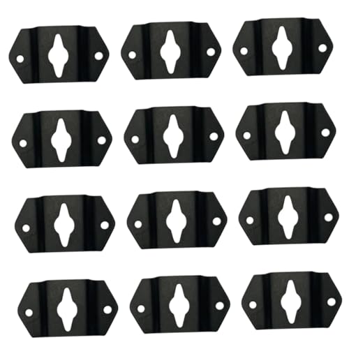 PartyKindom 20 Piezas Pequeño Gancho De Altavoz Soporte De Altavoz De Pared Colgador De Altavoz Placa para Colgar Altavoces Soporte para Montaje En Pared Gancho De Pared Planchar Colgante