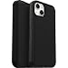 Produktbild OtterBox Strada Hülle für iPhone 13, stoßfest, sturzsicher,Premium Lederfolio mit Zwei Kartenhaltern, 3X Schwarz