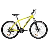 KUBOR Bicicleta de Montaña Rodada 26″ | Cuadro de Aluminio Ligero | 21 Velocidades | Frenos de...