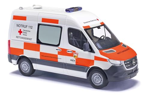 Mercedes Sprinter 1/87 Busch pour décor de réseau ferroviaire et diorama HO