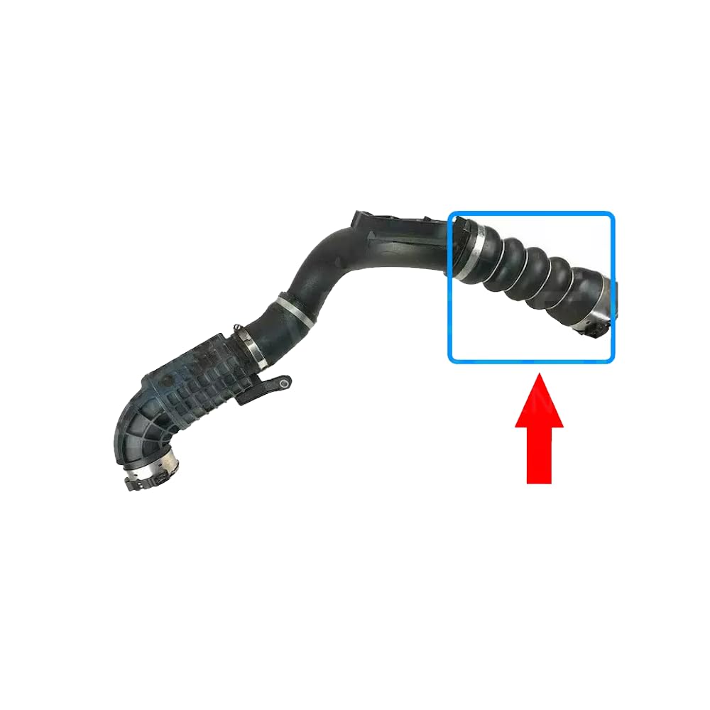 WIELEN MANICOTTO INTERCOOLER COMPATIBILE CON BMW 2 F45 F46 X1 F48 X2 F49, MINI COOPER SD F55 CLUBMAN F54 COUNTRYMAN F60 CABRIOLET F57 TUBO ALIMENTAZIONE ARIA 11618577233 11618577233-1