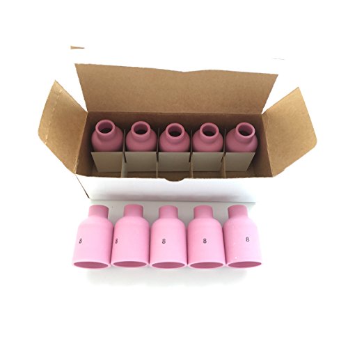 Premium Quality Large Gas Lens Alumina Nozzles 57N74 (#8) Ceramic Cups For TIG Welding Torch 17 18 26 DB PTA Series