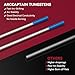 ARCCAPTAIN TIG Tungsten, TIG Welding Tungsten Electrode Blue 2% Lanthanated 10-Pack 3/32
