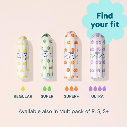 o.b. No Applicator Tampons Multipack (Regular/Super/Super Plus), 40 ct - image 9